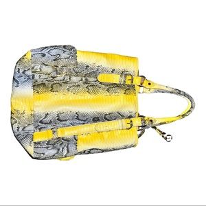 I’m an Global Chic Yellow Snakeskin HSN Purse